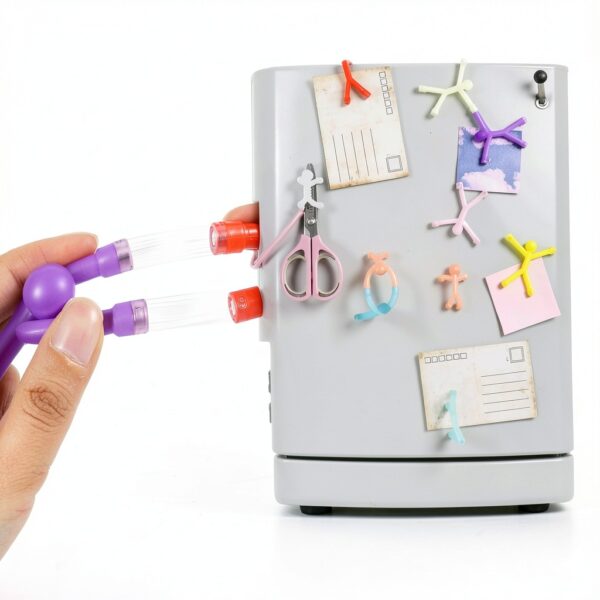 QGGTQG Magnetpuppen bunt Gummi Magnete Bürobedarf-2