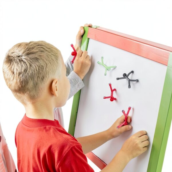 QGGTQG Magnetpuppen bunt Gummi Magnete Bürobedarf-4