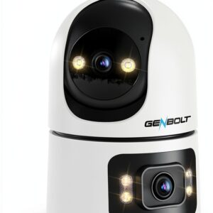 GENBOLT WLAN Überwachungskamera 360 Grad Bewegungserkennung-0