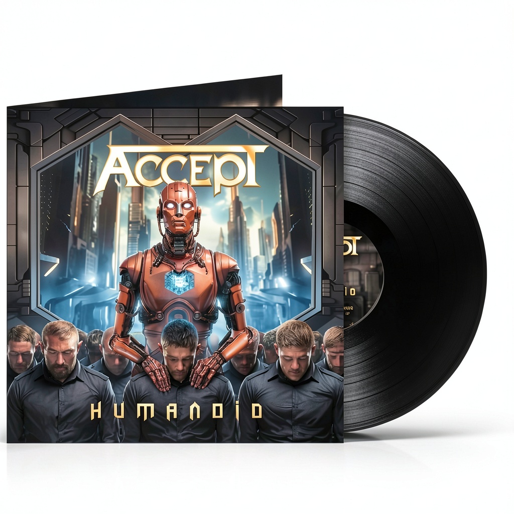 'Napalm Records Vinyl-Album in detaillierter Nahaufnahme'
