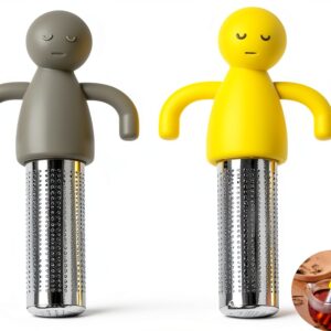 Teesieb Edelstahl lustig wiederverwendbar Teefilter für-0