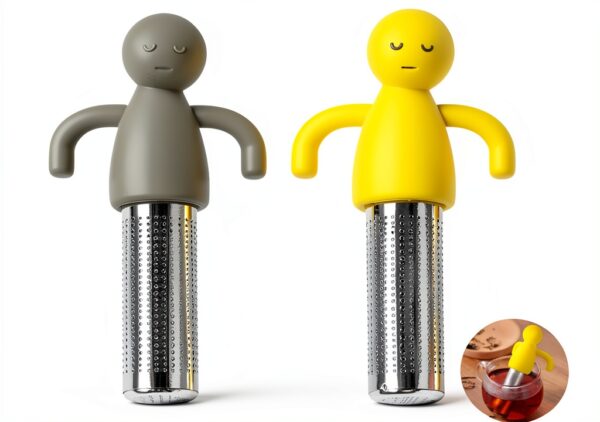 Teesieb Edelstahl lustig wiederverwendbar Teefilter für-0