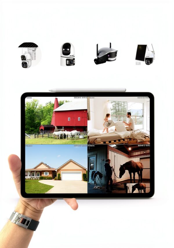 GENBOLT WLAN Überwachungskamera 360 Grad Bewegungserkennung-5