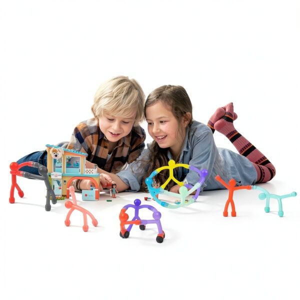 Mikqky Magnete Spielzeug Gummifigur Kinder Lernspielzeug-4