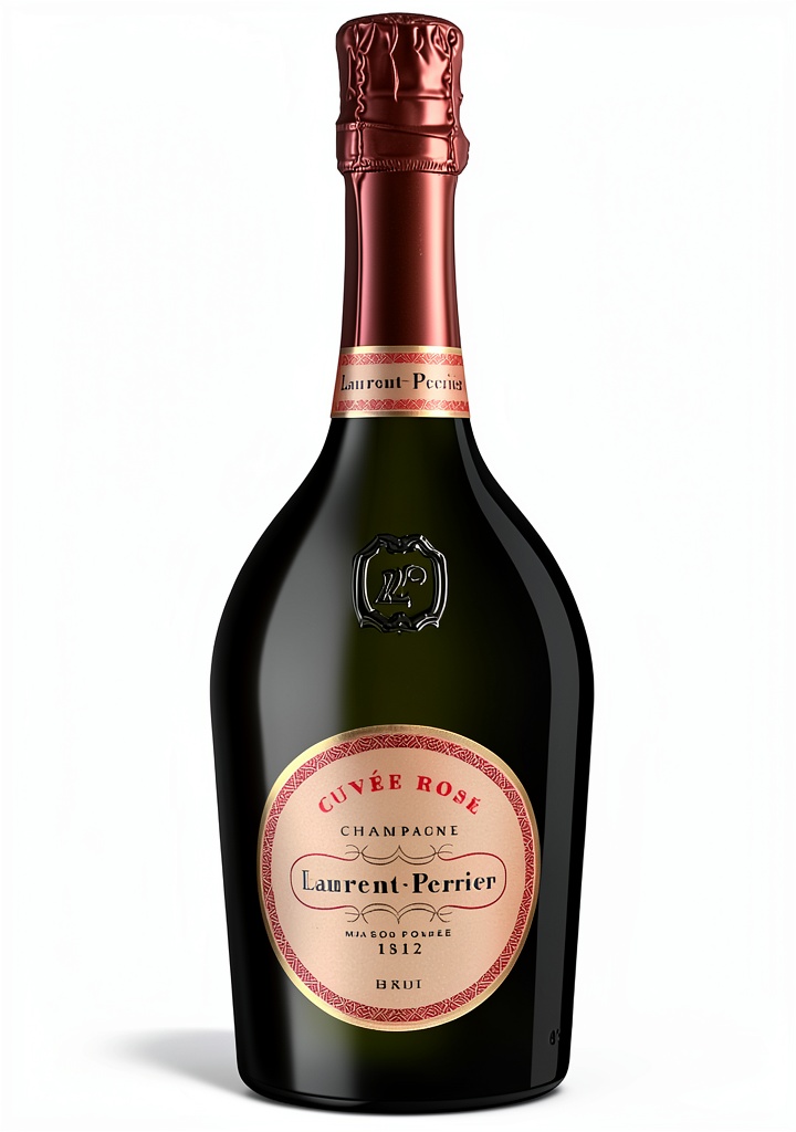 Laurent Perrier Rosé Champagner in Geschenkbox auf festlichem Tisch