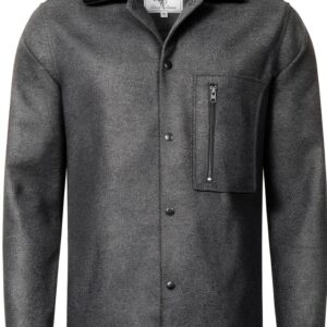 Rock Creek Herren Hemd Übergangsjacke Teddyfellkragen-0