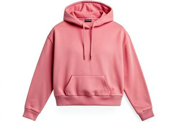 Kapuzenpullover Damen Baumwolle Casual Schnürung Schwarz-0
