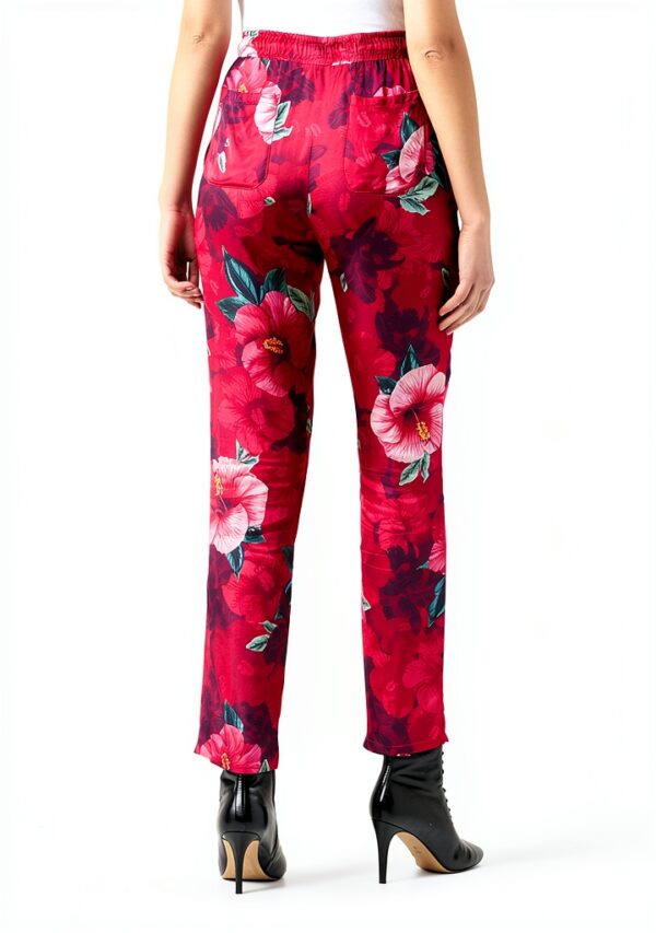 Pinko Damen Hose fuchsia Rosa modisch bequem-2