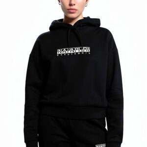 Kapuzenpullover Herren Baumwolle Casual Schnürung Schwarz-0