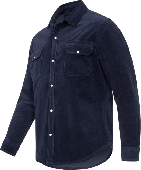 Herren Cordhemd Rock Creek Baumwolle Elasthan Kentkragen-1