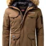 GEO NORWAY Winterjacke Parka Herren wasserdicht warm-0