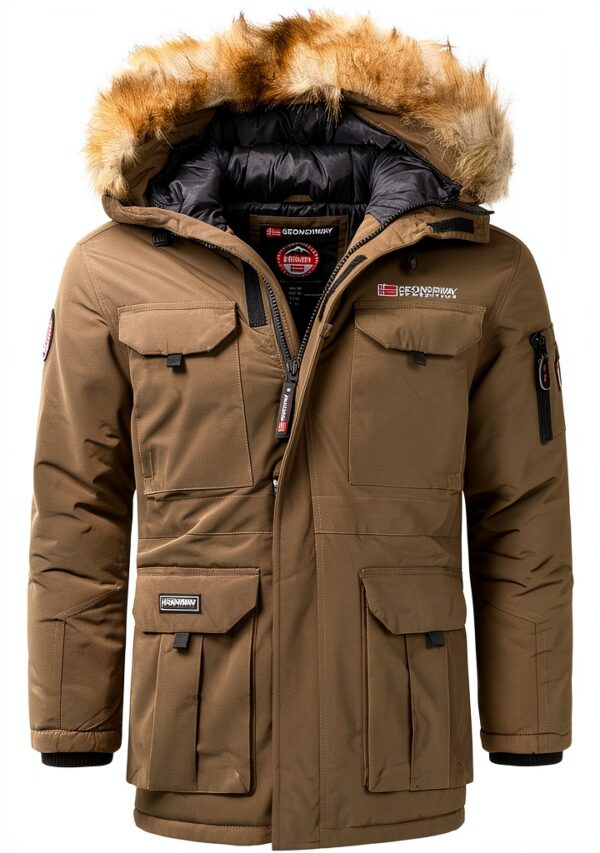 GEO NORWAY Winterjacke Parka Herren wasserdicht warm-0