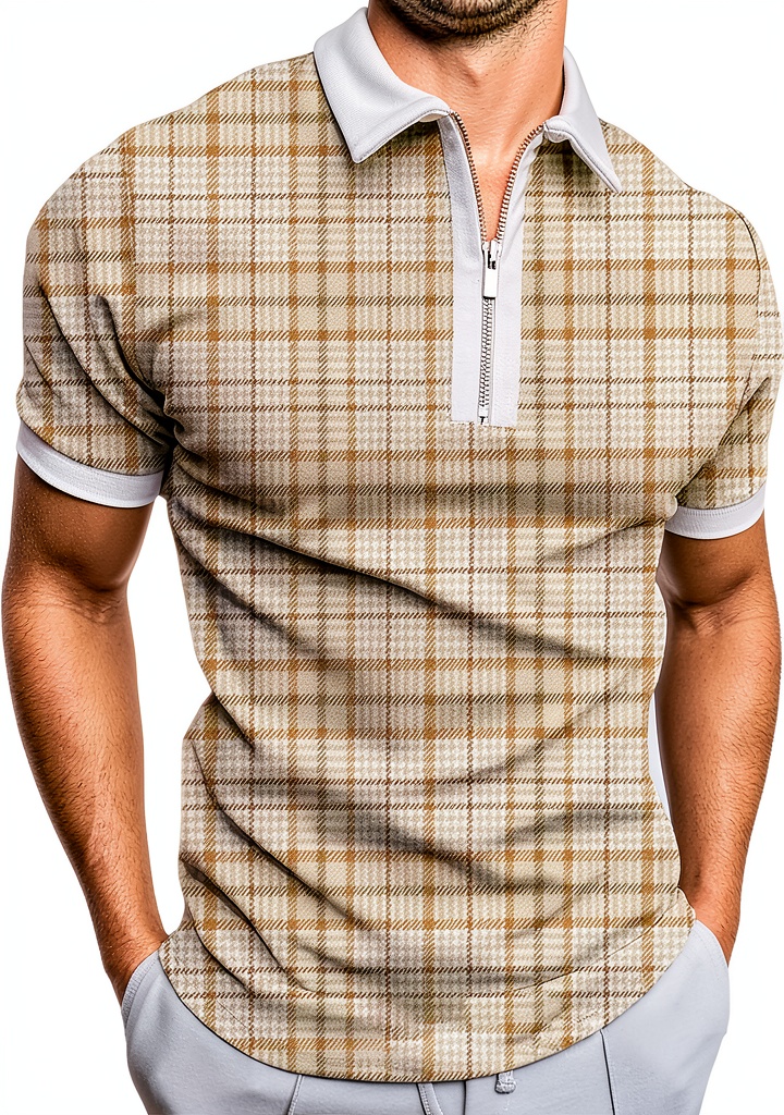 Herren Polo T-Shirt in verschiedenen Farben auf einem neutralen Hintergrund