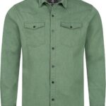 Rock Creek Denim Hemd Herren Baumwolle Kent Kragen-0
