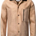 Rock Creek Herren Hemd Übergangsjacke Teddyfellkragen-0