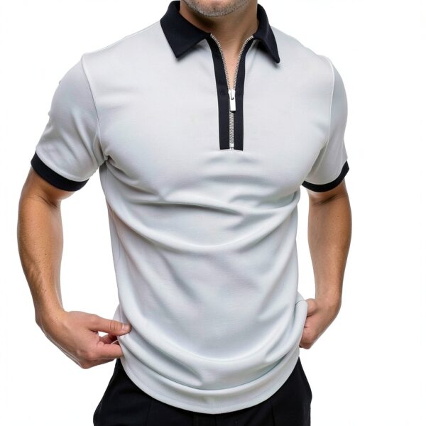 Herren Polo T-Shirt Basic Design Mehrfarbig Urban Streetwear-1