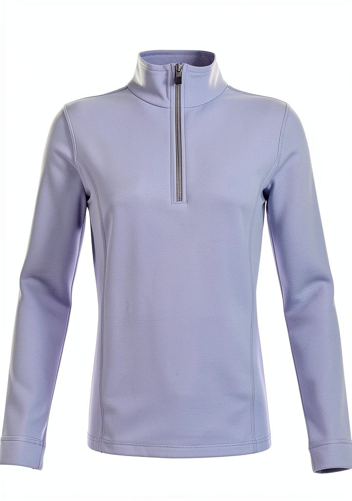 Installing ROCK EXPERIENCE Damen Kapuzenpullover Halbzip Mikrofleece on a wooden desk