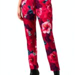 Pinko Damen Hose fuchsia Rosa modisch bequem-0