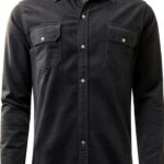 Herren Cordhemd Rock Creek Baumwolle Elasthan Kentkragen-0