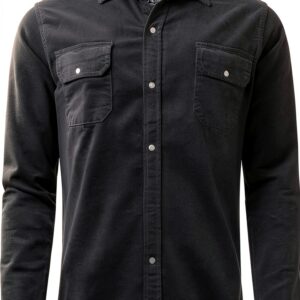 Herren Cordhemd Rock Creek Baumwolle Elasthan Kentkragen-0