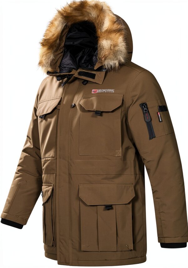 GEO NORWAY Winterjacke Parka Herren wasserdicht warm-1