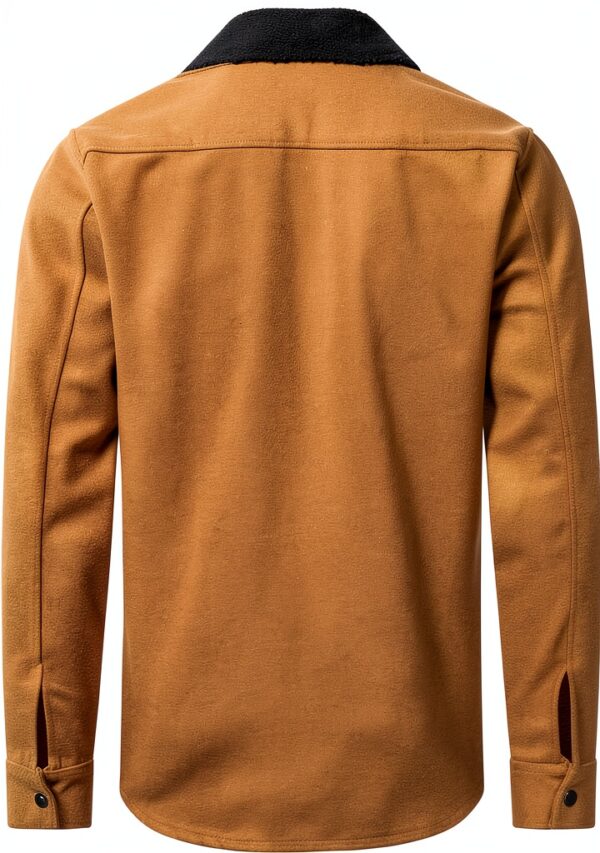 Rock Creek Herren Hemd Übergangsjacke Teddyfellkragen-2