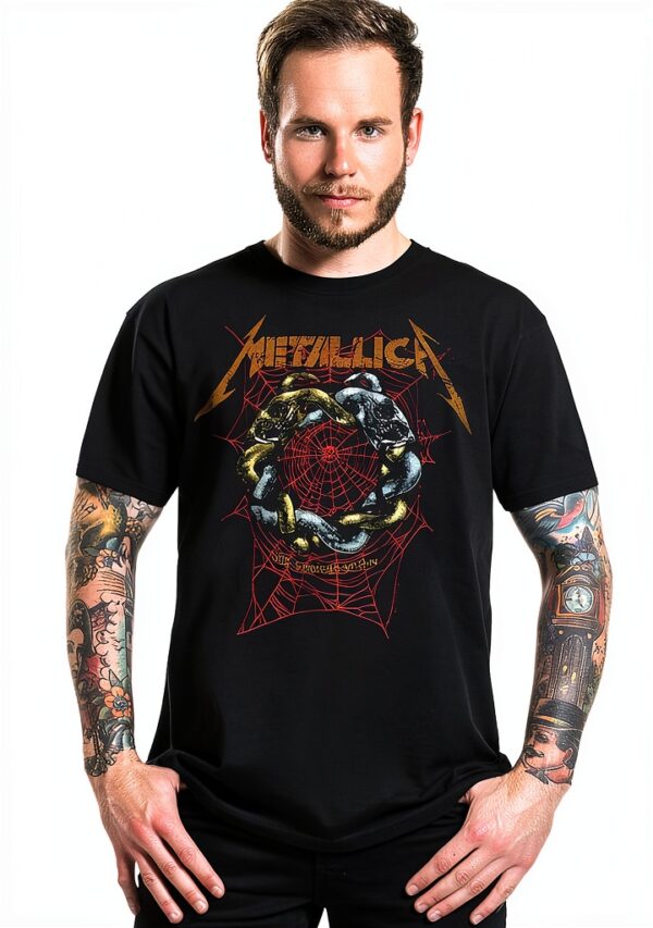Band-Merch Probity T-Shirt Schwarz Baumwolle-2
