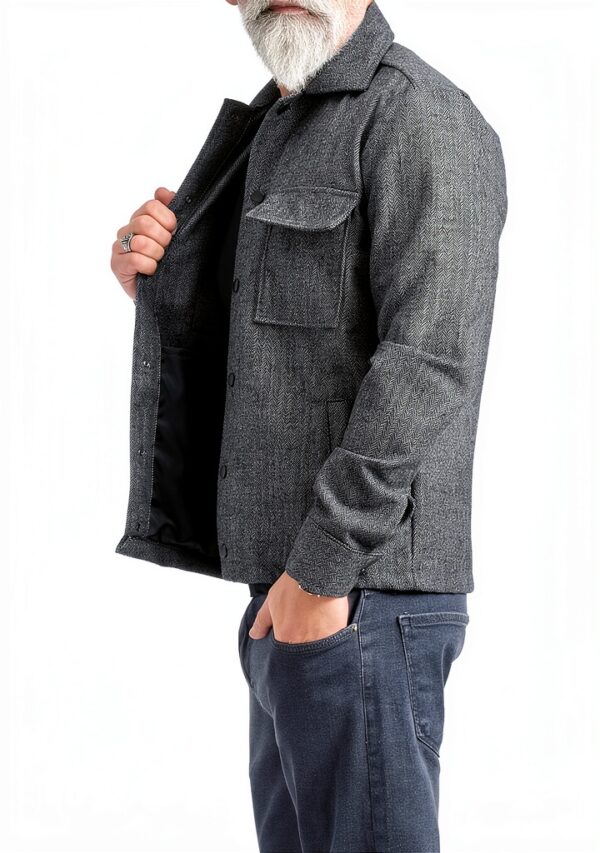 Rock Creek Herren Overshirt H-371 Dunkelgrün-4