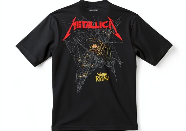 Band-Merch Probity T-Shirt Schwarz Baumwolle-1