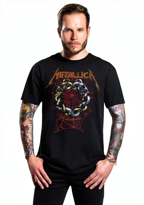 Band-Merch Probity T-Shirt Schwarz Baumwolle-4