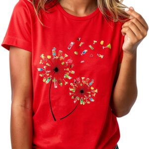 damEN Leinenbluse Damen V‑Ausschnitt Leinen-0