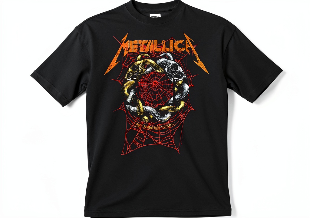 Band-Merch T-Shirt im Konzertsetting