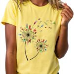 Damen Leinenbluse Sale – Baumwollbluse Gelb-0