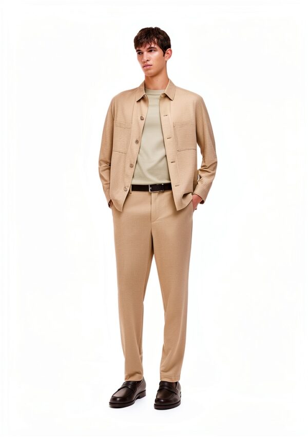 Herren-Hellbeige-275-BOSS-Slim-Fit-Shirt-1
