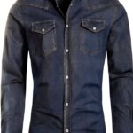 Rock Creek Herren Jeanshemd Baumwolle Regular Fit-0