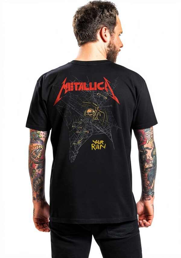 Band-Merch Probity T-Shirt Schwarz Baumwolle-3