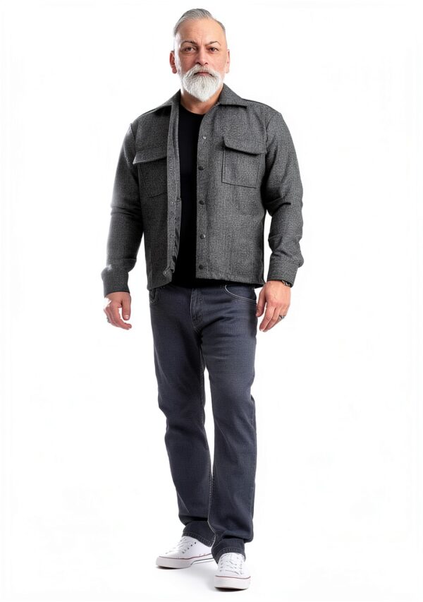 Rock Creek Herren Overshirt H-371 Dunkelgrün-3