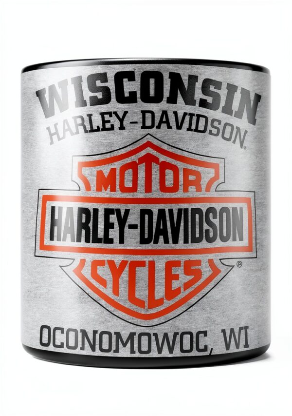 Harley‑Davidson Herren T‑Shirt aus Baumwolle Grau-1