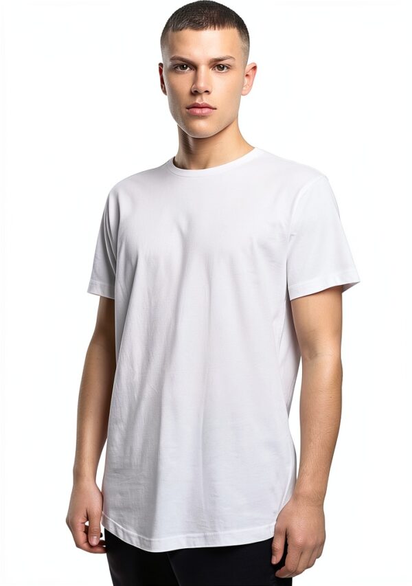 Build Your Brand Herren T-Shirt Dreierpack XS-XXL Weiß/Oliv Hellgrau-3