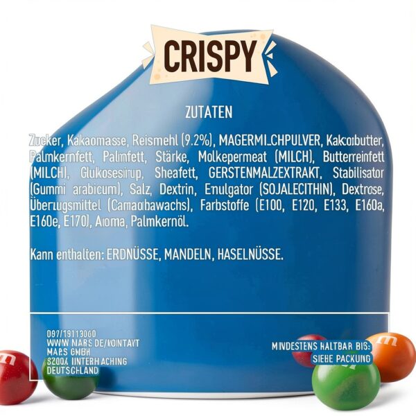 M&M's Crispy Schokolade 24x36g Packung mit 4 knusprige Reis Kerne-9
