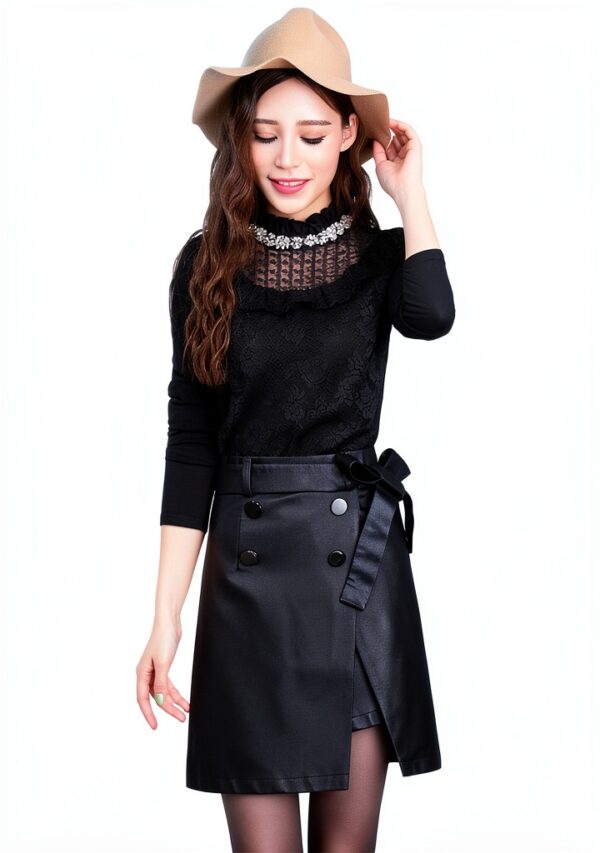 Wasserdichte PU Jacke H+H Schwarz Größe M Woll Design-0