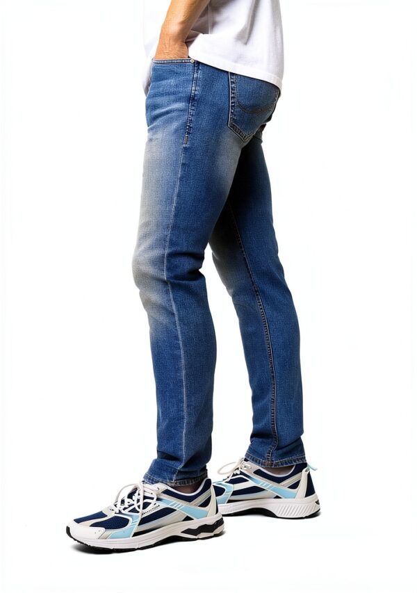 Jack and Jones Skinny Jeans Herren Niedrige Taille Schwarz Denim-7