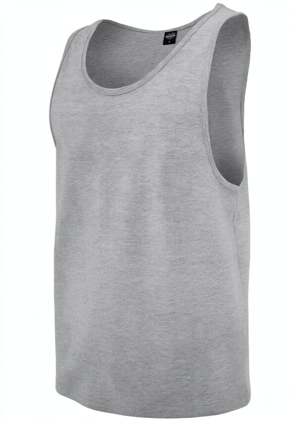 Tanktop Herren Mister Tee H.grey – Ultraleichtes Sport-Top für Fitness-0