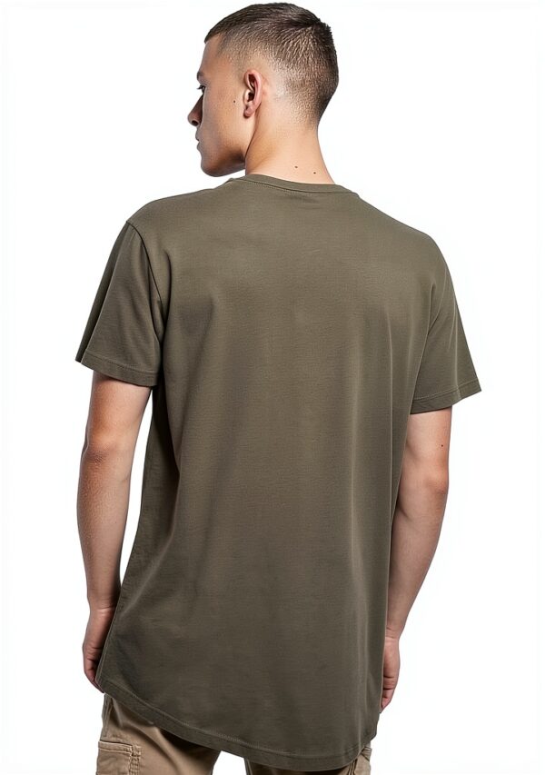 Build Your Brand Herren T-Shirt Dreierpack BY028A langer Schnitt-6