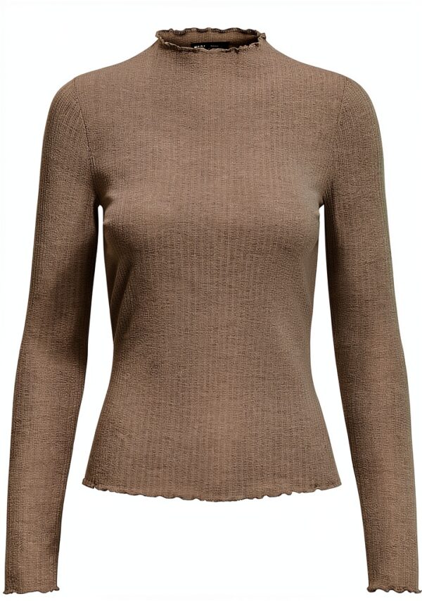 Langarmshirt Damen Bestseller A/S - lockerer Schnitt, Stehkragen-1