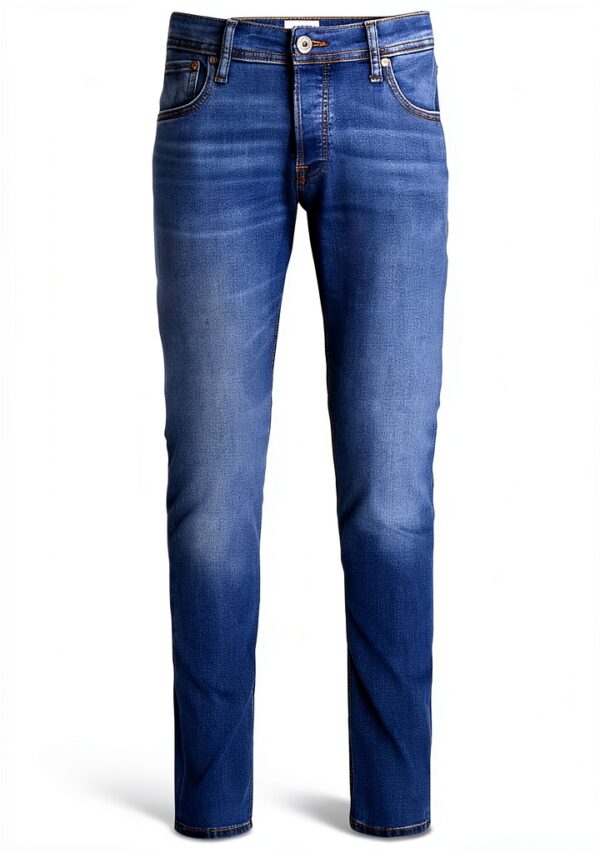 Jack and Jones Skinny Jeans Herren Niedrige Taille Schwarz Denim-1