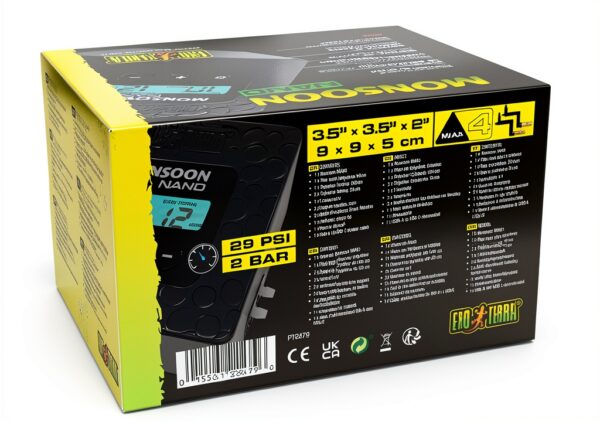 Exo Terra Monsoon Nano Beregnungssystem PT2479 2 Bar Pumpe-2