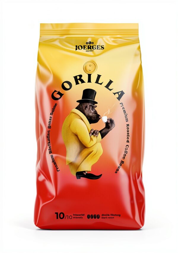 GORILLA Espresso Monsoon 1 kg ganze Bohne sortenrein dunkle Röstung-0