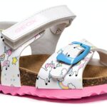 Geox Mädchen B Sandal Chalki Weiß 25 EU Atmungsaktive Sandale-0