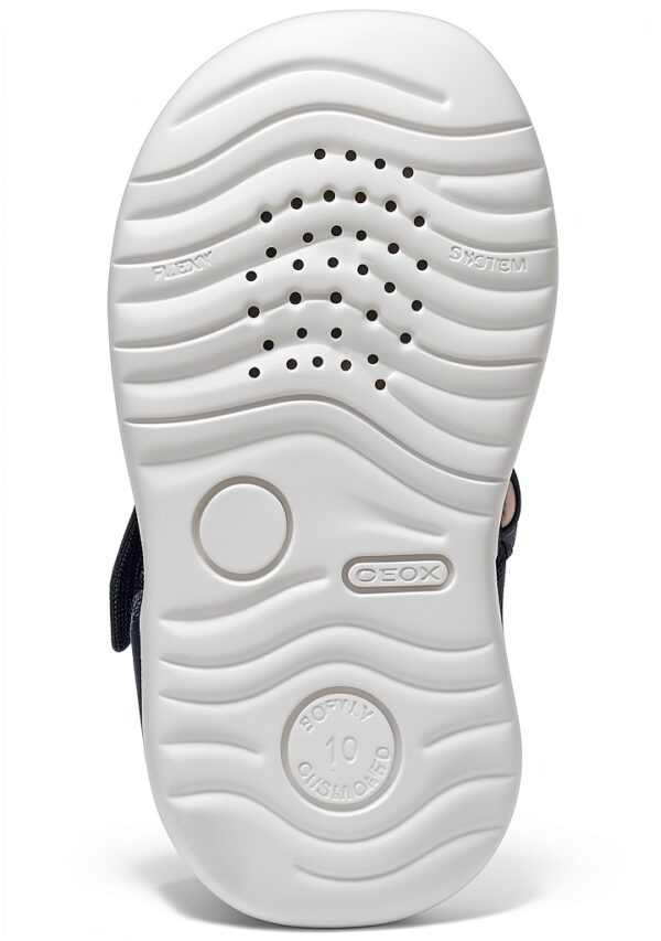 Geox Baby-Jungen B Macchia Boy Sandal Avio White Größe 24 EU-1
